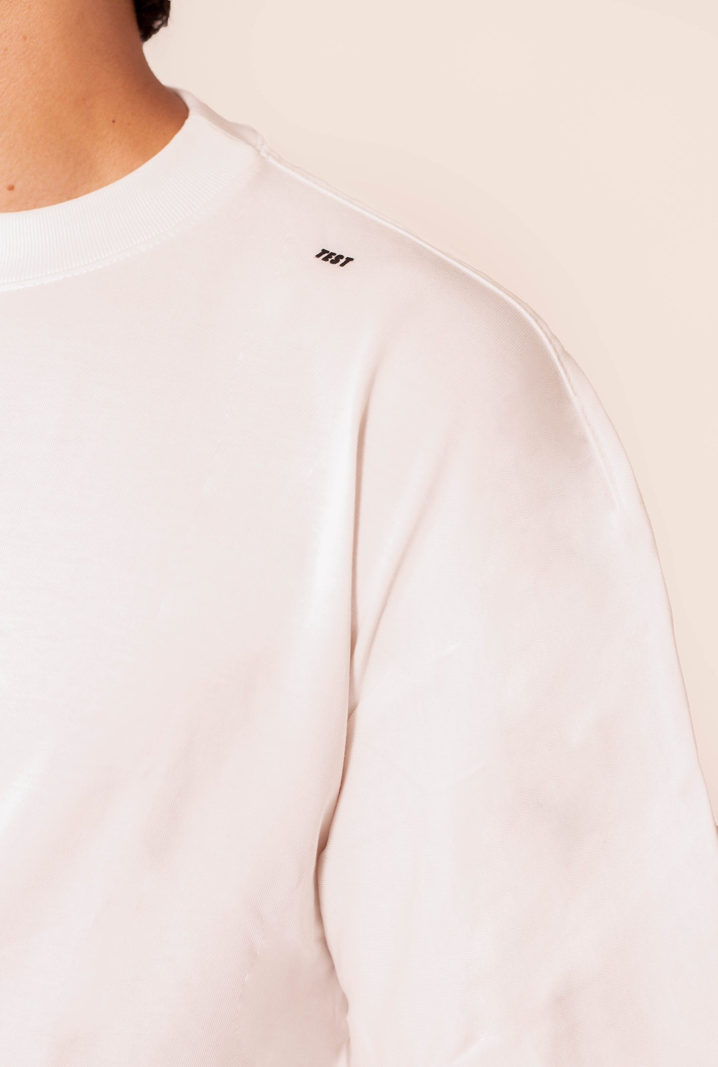 Test Minimal Oversize - Blanco Crema