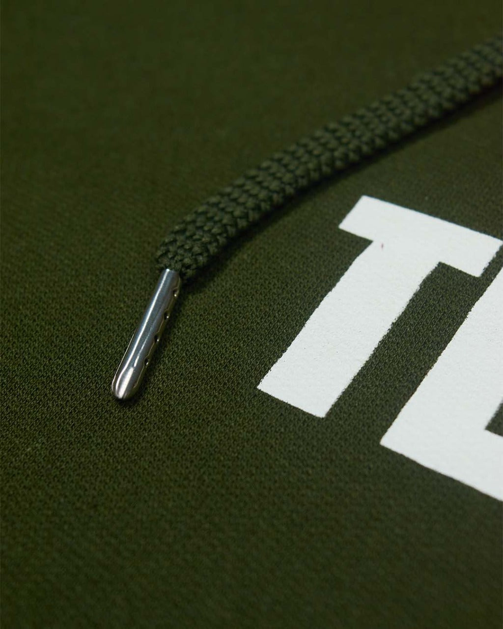 Buzo VERDE MILITAR Con Capota 100% Algodón Pima Peruano