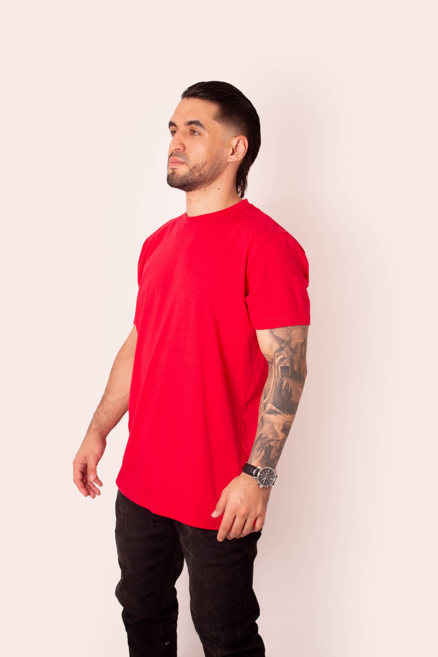 CAMISETA ROJA (T-SHIRT) ALGODÓN PERUANO