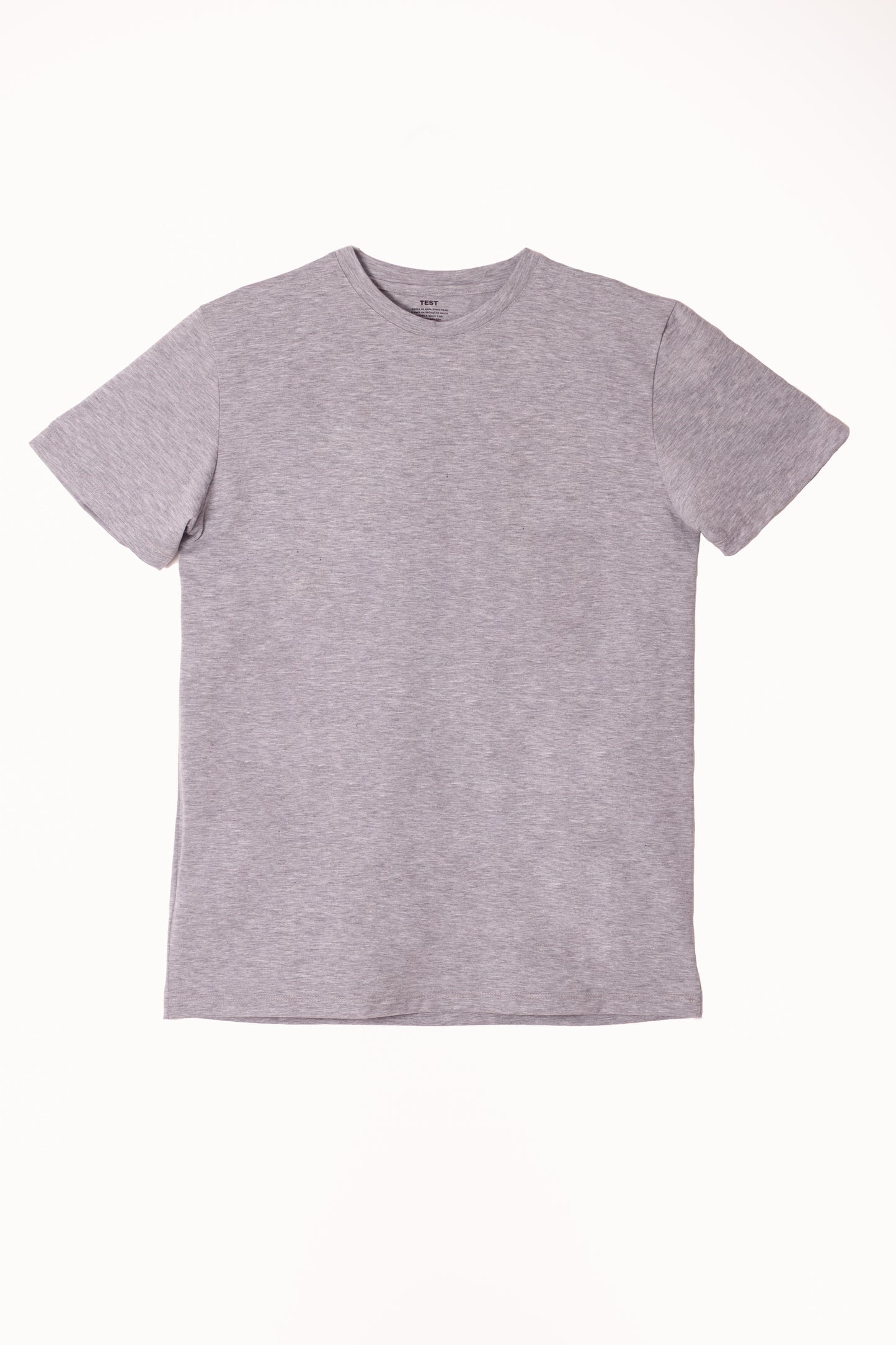 CAMISETA GRIS OSCURO (T-SHIRT) ALGODÓN PERUANO