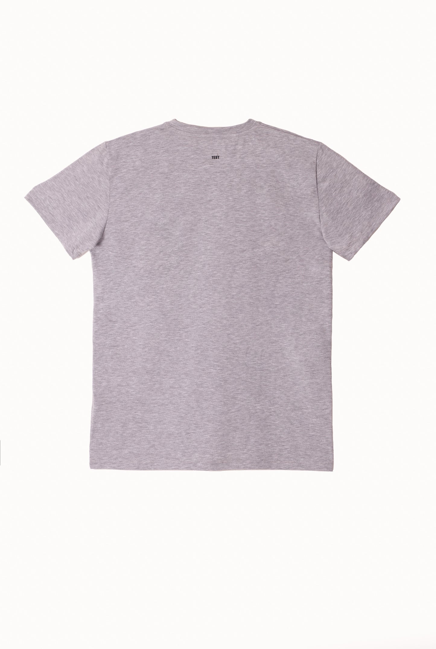 CAMISETA GRIS OSCURO (T-SHIRT) ALGODÓN PERUANO