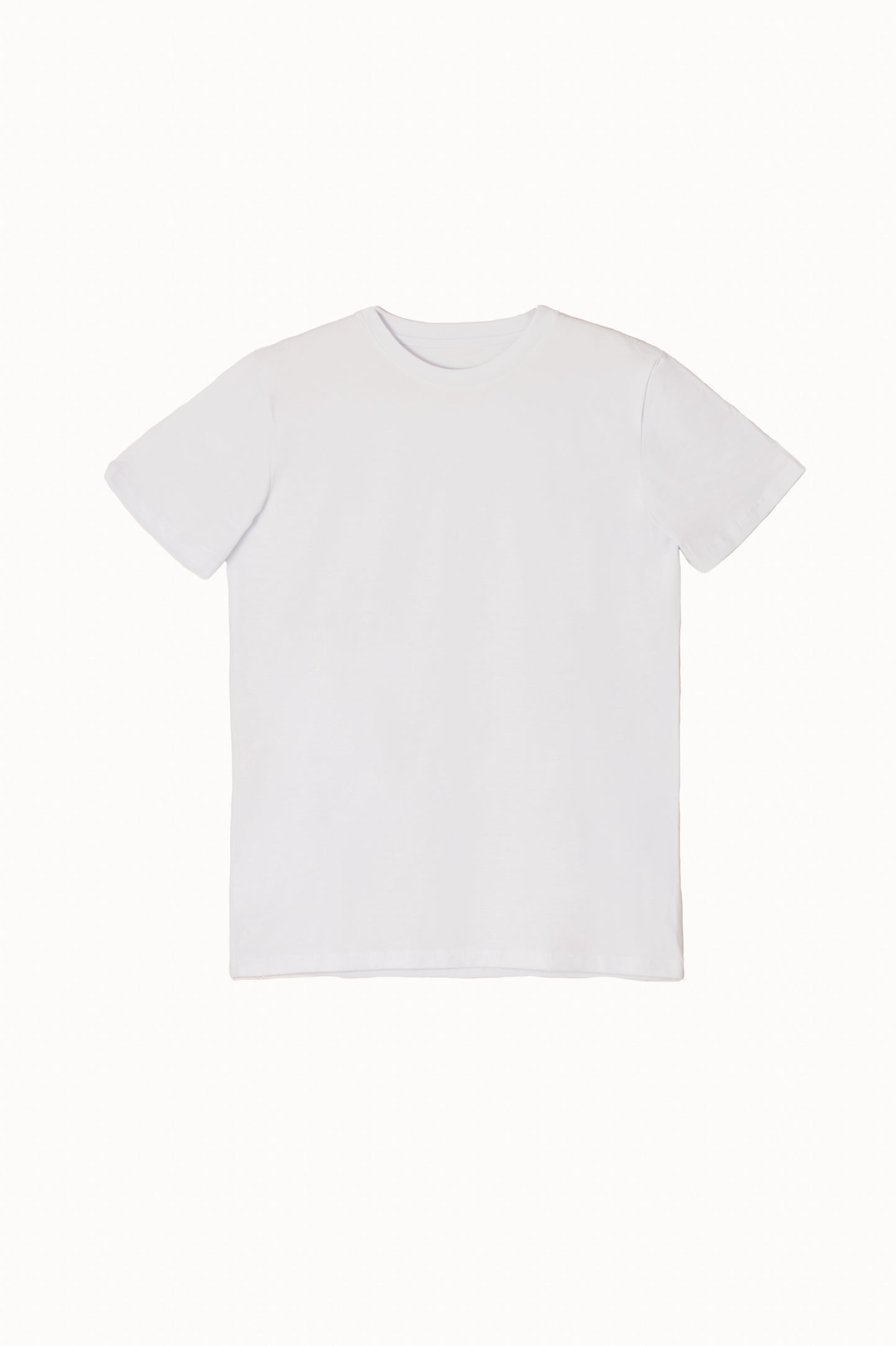 CAMISETA BLANCA (T-SHIRT) ALGODÓN PERUANO