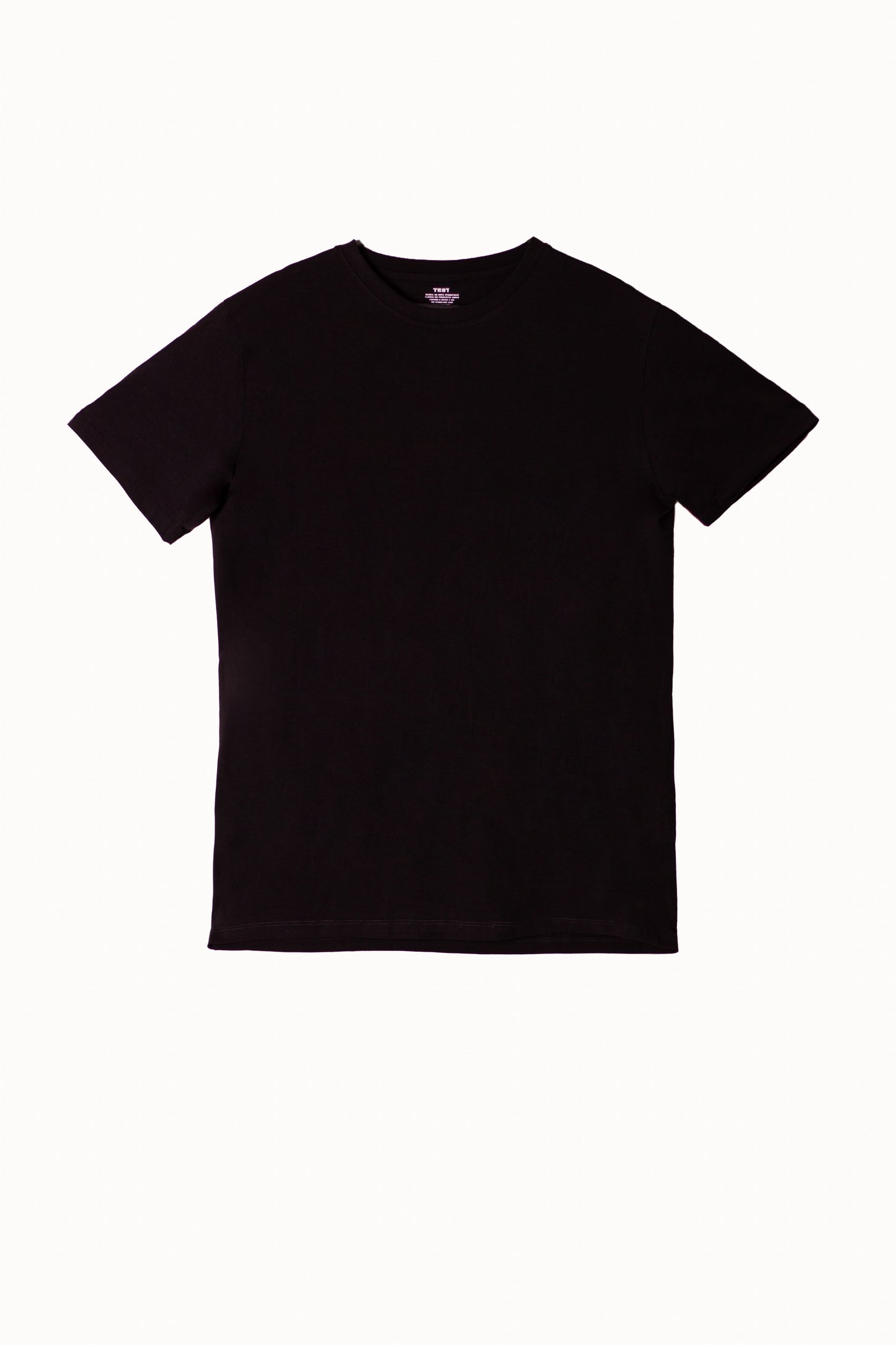 CAMISETA NEGRA (T-SHIRT) ALGODÓN PERUANO